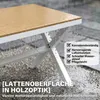 Gartenmöbel Set Sitzgruppe 7-teilig Tisch mit 6 stapelbare Produktbild-Vorschau 2