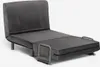 Fauteuil-lit pliable gain de place en velours Deborah Twin Voir les images du produit 3