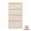 Alveon Schuhkipper Metall 4 Klappen schmal 51 x 15 x 141 cm Produktbild-Vorschau 3