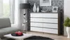 Roe Furniture | Kommode - 8 Schubladen - 140 cm - Weiß und Produktbild-Vorschau 6