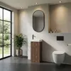 Badplaats Gäste-WC Waschtisch Set Orion 40 x 22 cm Walnuss Produktbild-Vorschau 4
