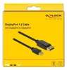 DELOCK Displayport Mini cavo DP -> DP St/St 2,00m sw 4K Anteprima dell’immagine prodotto 9
