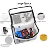 An open fireproof bag for Lipo batteries, showing its interior and some features. Produktbild-Vorschau