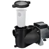 A pool filter pump with its filter basket and lid shown separately. Náhľad obrázku produktu