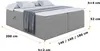 ALTDECOR Boxspringbett mit H3-Matratze (20 cm hoch) mit Produktbild-Vorschau 6