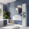 Armoire de salle de bain haute avec étagères MARGO – blanc Voir les images du produit 10