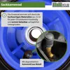 2x Sackkarrenrad 260x85 mm 3.00-4 Bollerwagenrad, Luftrad, Produktbild-Vorschau 3