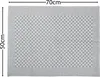 Luxus Grubentücher Grau Halbzwirn 50x70 cm 100% Baumwolle - Produktbild-Vorschau 3