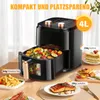Heißluftfritteuse 4 L mit Sichtfenster | Airfryer mit Produktbild-Vorschau 6