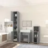 vidaXL Set di mobili da bagno 4 pezzi in legno grigio Anteprima dell’immagine prodotto 3