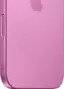 A close-up shot of the back of a pink iPhone. Produktbild-Vorschau