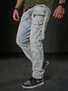 CD272 Herren bequeme Jeans mit bestickten Nähten in Produktbild-Vorschau 5