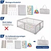Laufstall Baby mit Matratze, Laufgitter Baby 200x180cm XXL, Produktbild-Vorschau 17