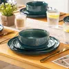 Set di stoviglie in Vetroceramica verde, 18 pezzi, per 6 Anteprima dell’immagine prodotto 6