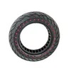 Vollgummireifen 10x2,5" Punkte Rot (34mm Felgenbett) Produktbild-Vorschau 2