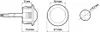 Lampe LED encastrable Lampa, 12/24 V - Orange Voir les images du produit 3