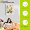 ARTland Leinwandbild Durchgehender Strich, Komposition Produktbild-Vorschau 3