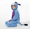 Pyžamo Onesie Kigurumi Kostým Prevlek Osol Eeyore Deti Náhľad obrázku produktu 3