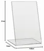 Espositore stand-up DIN A5 in acrilico, formato verticale Anteprima dell’immagine prodotto 3