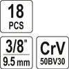 Yato YT-05991, 18 szt. Podgląd zdjęcia produktu 7