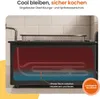 Goliving Fritteuse 3 l – Glasfenster – bis 190 °C – 2000 W Produktbild-Vorschau 4