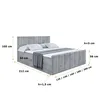 ALTDECOR Boxspringbett mit Fußteil, H4 Matratze und Topper Produktbild-Vorschau 6