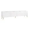 Idohome TV-Lowboard Angel 200 cm Weiß Hochglanz–TV-Schrank, Produktbild-Vorschau 7