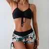 Plavky - Dvoudílné plavky - Plavky se šortkami - Bikiny s Náhled obrázku produktu 3