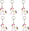 Oblique Unique 6 x Schlüsselanhänger Einhorn Unicorn Produktbild-Vorschau 1