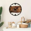 Wanduhr, Wanddeko Wohnzimmer Uhr, für Büro, Küche, Produktbild-Vorschau 6