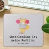 Mr. & Mrs. Panda Mauspad Fuchs Cheerleader - Grau Pastell - Produktbild-Vorschau 2
