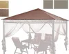 Ersatzdach 3x4m Stil Pavillon Taupe  Ersatzplane Produktbild-Vorschau 5