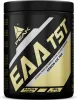 A black tub of dietary supplement powder with gold and white text and graphics. Produktbild-Vorschau
