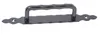 A black metal door handle with a decorative base, shown against a white background. Anteprima dell’immagine prodotto