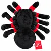 Stofftier Spinne "Nico" Gr. M (18 cm) | Schwarz Rot Produktbild-Vorschau 4