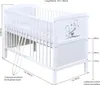 Baby-Delux Babybett Gitterbett Kinderbett 2in1 Luna Teddy Produktbild-Vorschau 6