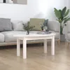 vidaXL Stolik kawowy biały 80x40x35 cm lite drewno sosnowe Podgląd zdjęcia produktu 2
