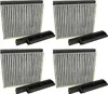 vhbw 4x Aktivkohlefilter kompatibel mit Siemens LC96BBM50, Produktbild-Vorschau 1