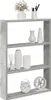 vidaXL Scaffale a muro grigio cemento 43x9x60 cm materiale Anteprima dell’immagine prodotto 2