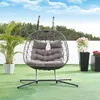 Fauteuil suspendu double 'Skense' avec support et coussin Voir les images du produit 2