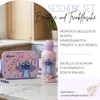 Set Trinkflasche & Brotdose Disney Stitch, Flieder Blumen Produktbild-Vorschau 6