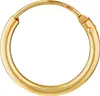 585 Echt Gold Einzel Herren Creole Ohrring Ohrschmuck Produktbild-Vorschau 2