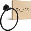 ovimar Handtuchring Halsnoy rund | Edelstahl schwarz matt | Produktbild-Vorschau 1