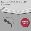 30 m stropné lišty Štukové lišty z polystyrénu XPS Stropné Náhľad obrázku produktu 11