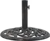 vidaXL Sonnenschirmständer Bronze 12 kg 48 cm Gusseisen Produktbild-Vorschau 8
