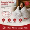 Textom DUO White Bettdecke 200x220 cm antiallergisch warm Produktbild-Vorschau 3