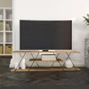 skye-decor TV-Ständer Canaz v2, Schwarz/Walnuss, 120x33x33 Produktbild-Vorschau 2