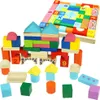Drevené stavebné triediace bloky, 58-dielne puzzle Náhľad obrázku produktu 1