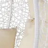 Hängesessel mit Gestell Rattan Korb Hängekorb Polyrattan Produktbild-Vorschau 6