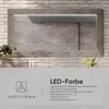 130x90 Rechteckig Rustikal Wandspiegel mit Rahmen Produktbild-Vorschau 4